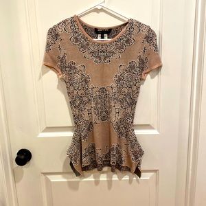 BCBGMaxAzria scoop neck sweater top
